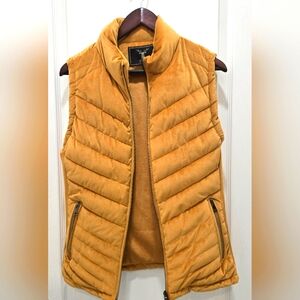 Quilted Orange Vest